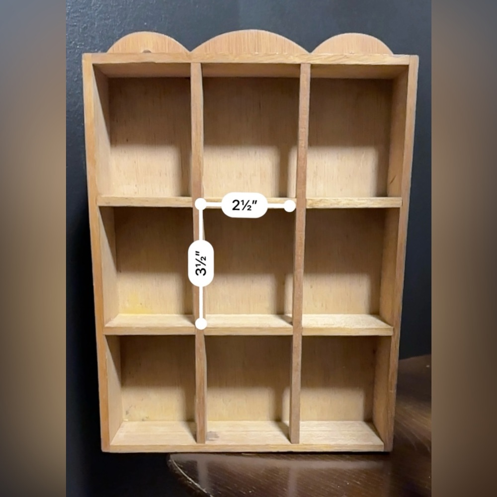 SOLD- Vintage Ceramic Spice Shakers and Wooden Rack Set Hanging Kitchen Cooking - Picture 3 of 16